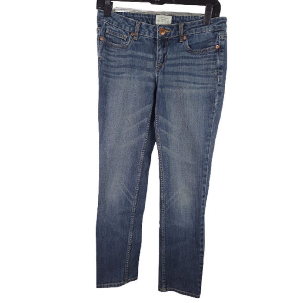 Aeropostale Bayla‎ Skinny Curvy Denim Jeans Size 3/4 Short